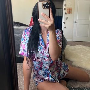 Women’s In Bloom Floral Pajama Set - Size Small